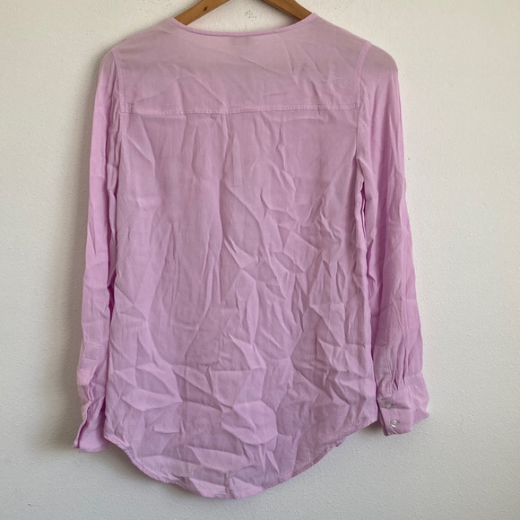 J‎ Crew Light Purple Blouse XS - Picture 6 of 7